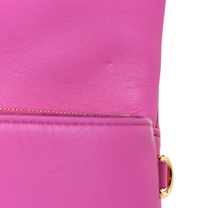 Louis Vuitton Lambskin Embossed Monogram Vuittamins Pochette Coussin Rose Violet 12 of 14