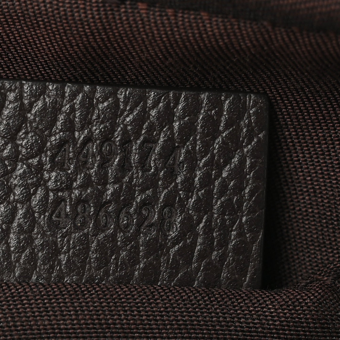 Monogram Belt Bag Dark Brown