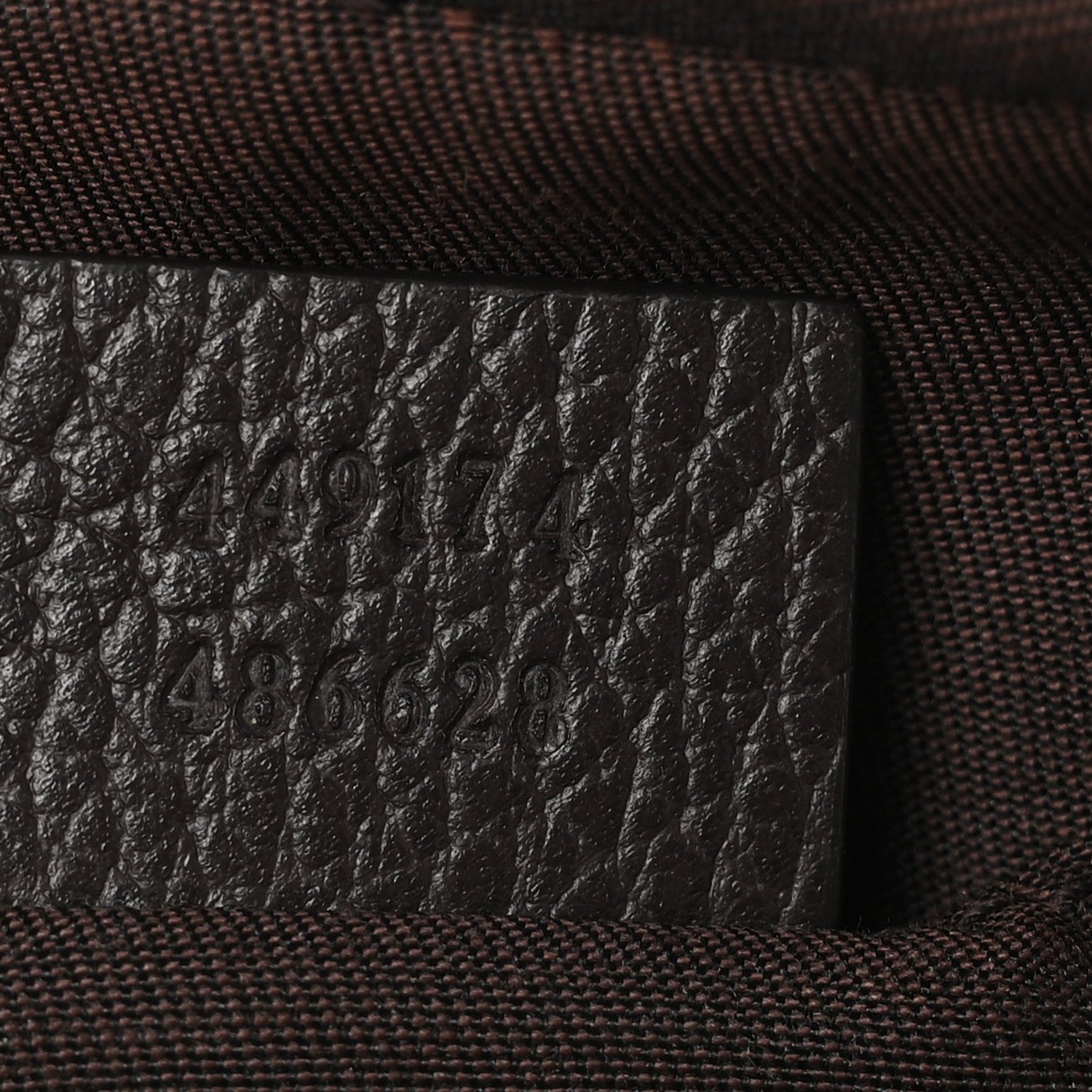 Gucci Monogram Belt Bag Dark Brown 6 of 10