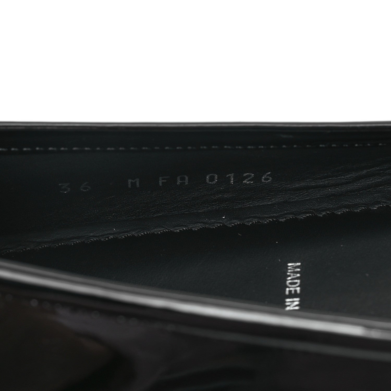 Louis Vuitton Patent Calfskin Parklane Flat Loafer 36 Black 8 of 8
