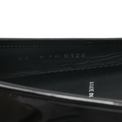 Louis Vuitton Patent Calfskin Parklane Flat Loafer 36 Black 8 of 8