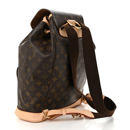 Louis Vuitton Monogram Montsouris GM Backpack 3 of 10