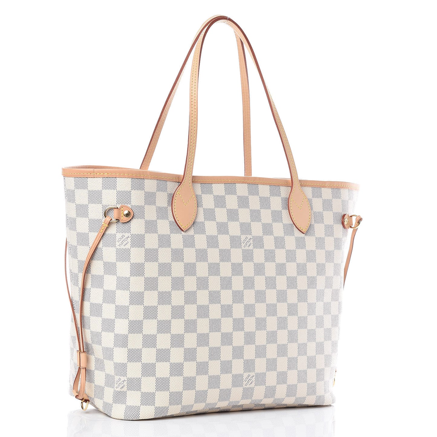 Damier Azur Neo Neverfull MM Rose Ballerine