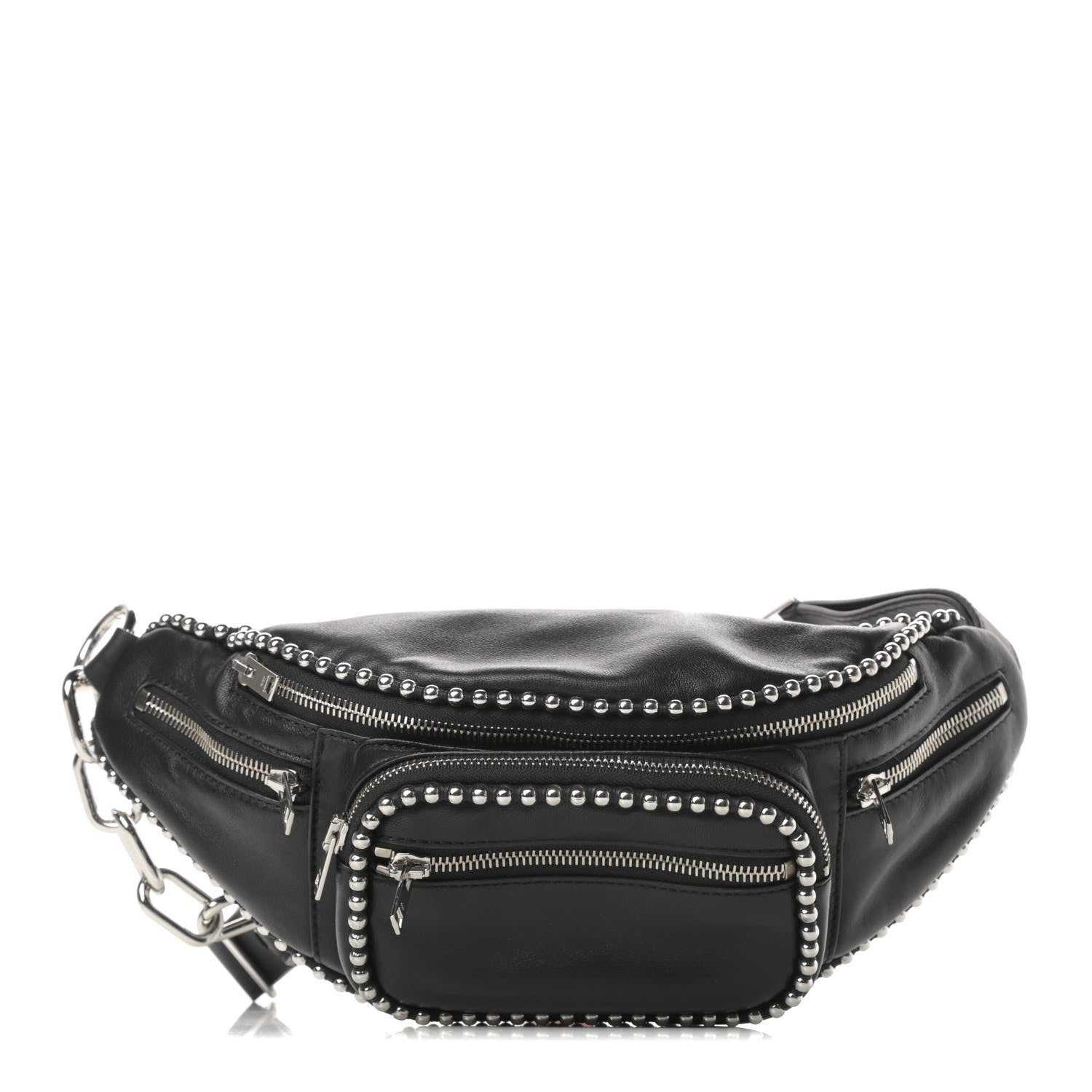 Alexander Wang Lambskin Attica Studded Belt Bag Black 1 of 10