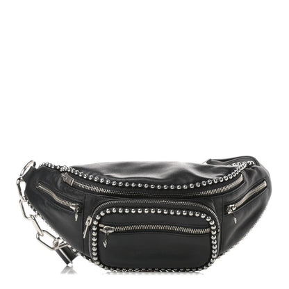 Alexander Wang Lambskin Attica Studded Belt Bag Black 1 of 10