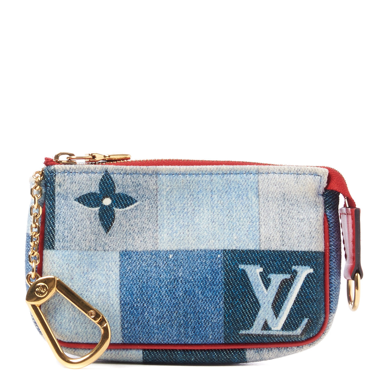 Louis Vuitton Denim Micro Pochette Accessories Denim Rouge 1 of 8