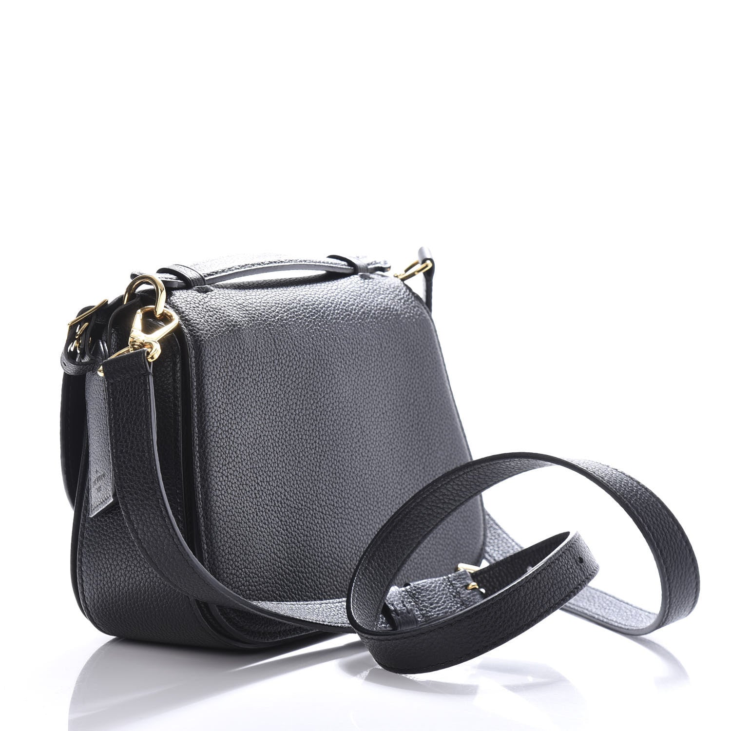 Louis Vuitton Grained Calfskin Vivienne NM Black 3 of 10