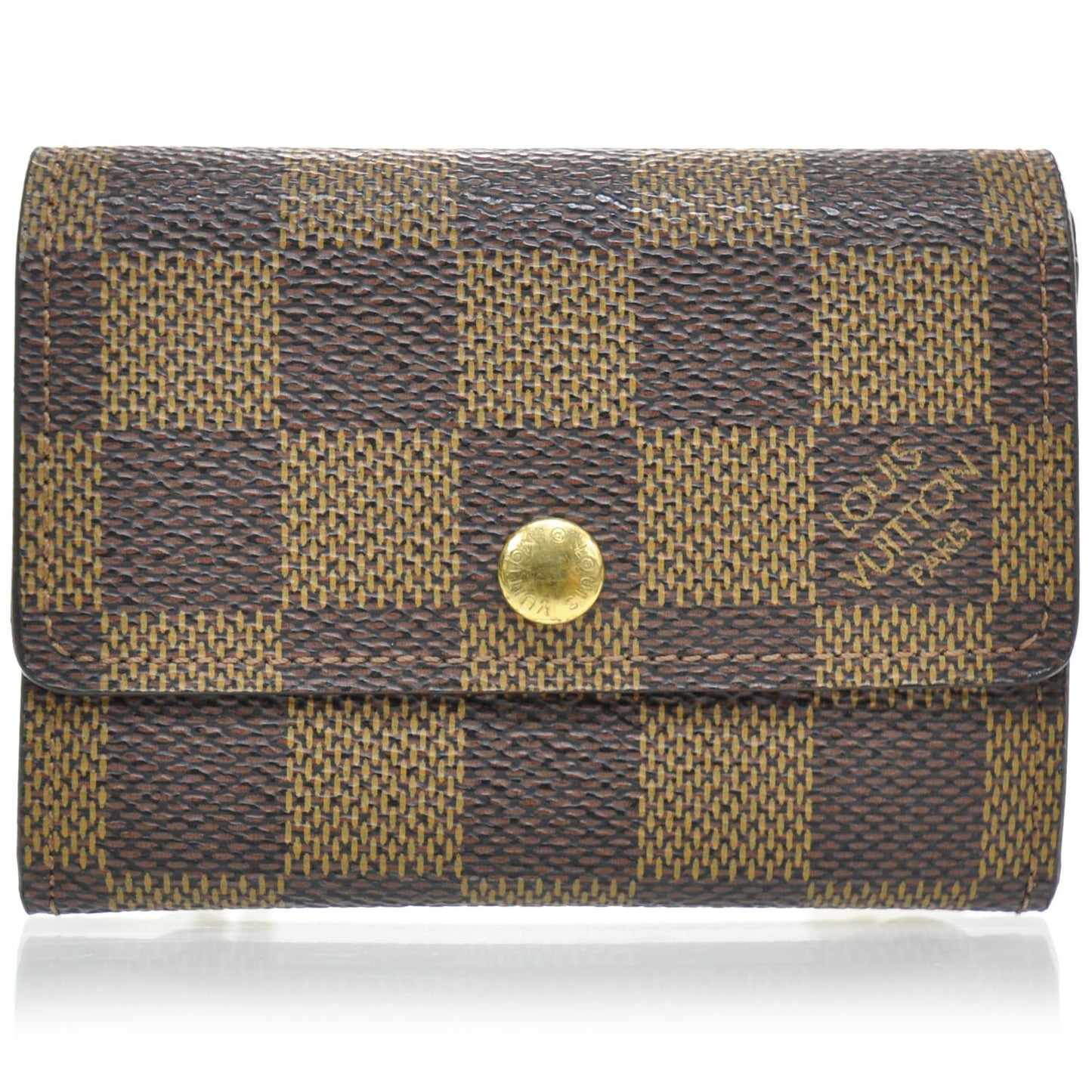 Damier Ebene Porte-Monnaie Plat Coin Purse