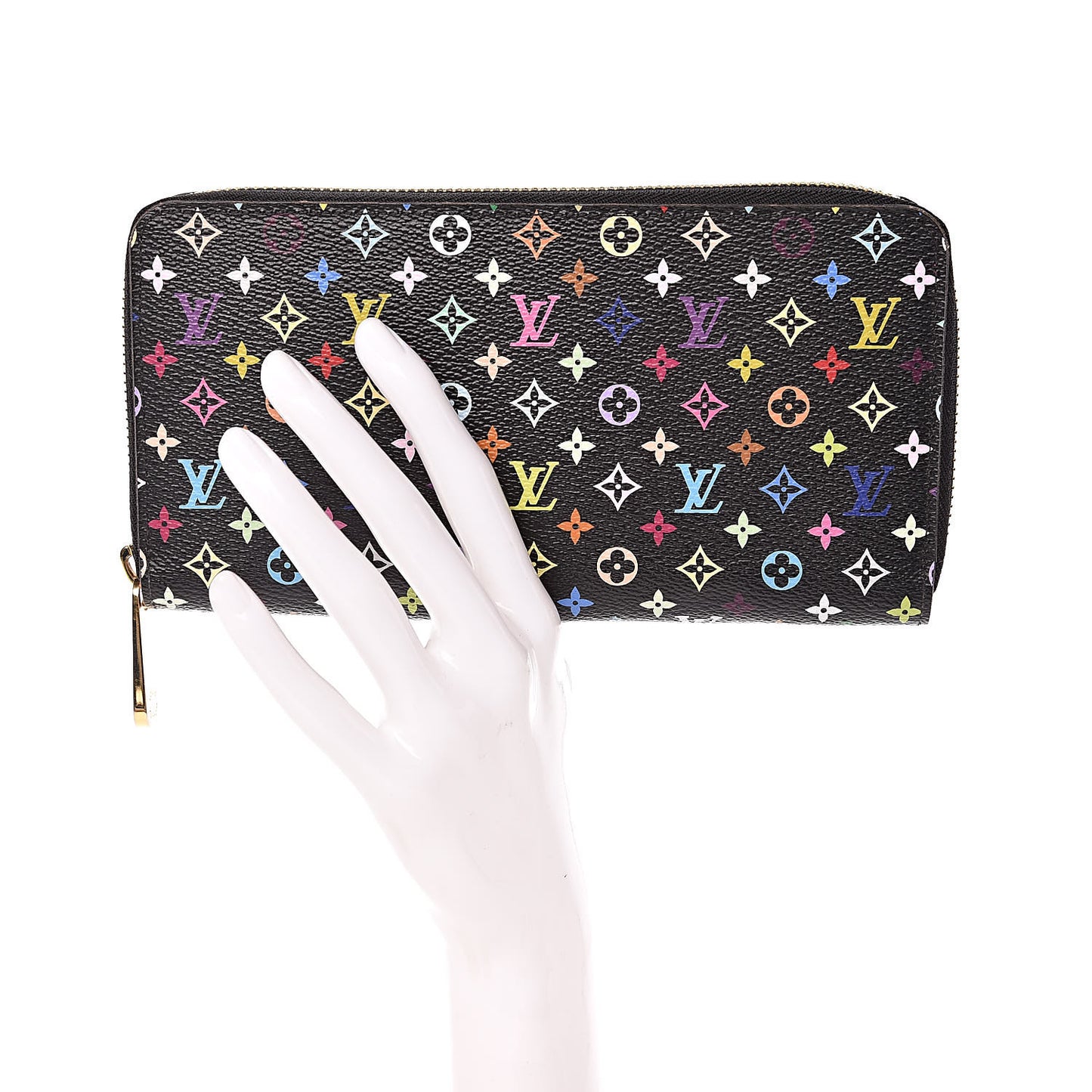 Monogram Multicolor Zippy Wallet Black Grenade