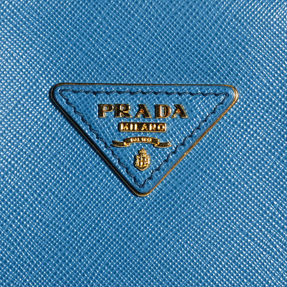 Prada Saffiano Lux Large Promenade Tote Cobalto 6 of 10