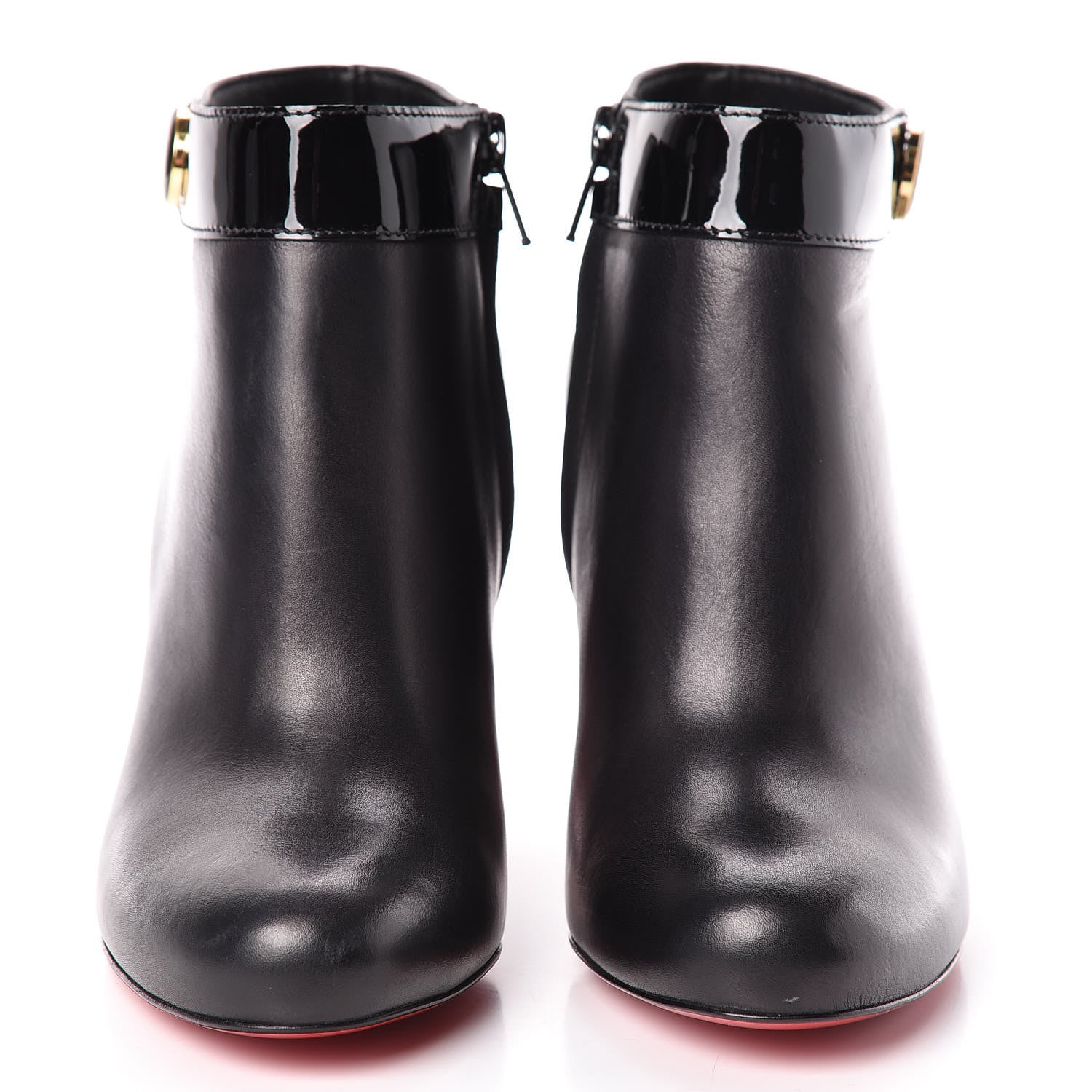 Christian Louboutin Patent Calf CL 85 Boot 35 Black 2 of 11