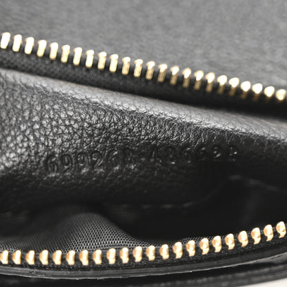 Gucci Roxy Calfskin Blondie Chain Shoulder Flap Bag Black 7 of 10