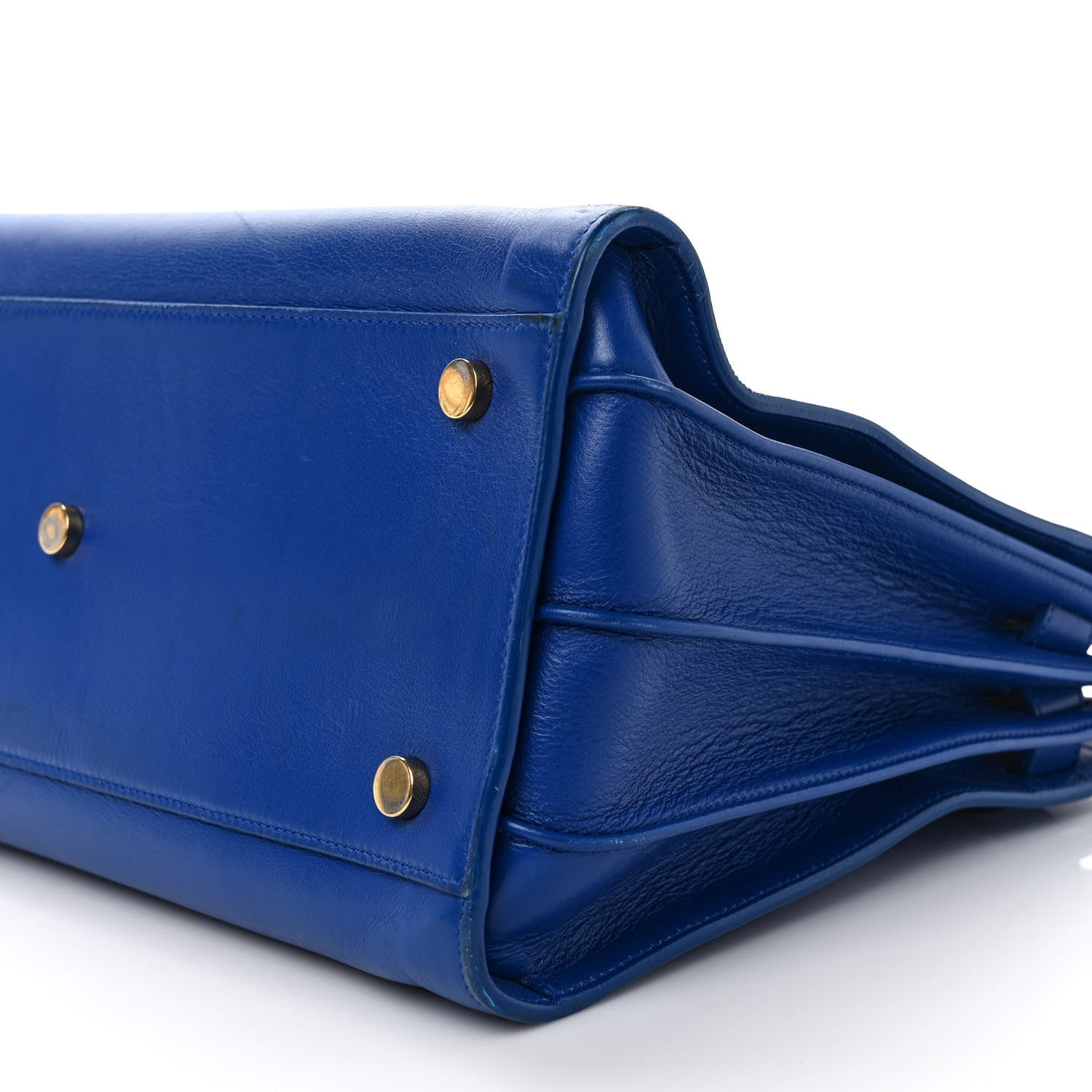 Saint Laurent Calfskin Small Sac De Jour Blue Majorelle 9 of 11
