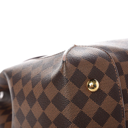 Louis Vuitton Damier Ebene Caissa Hobo Rose Ballerine 9 of 10