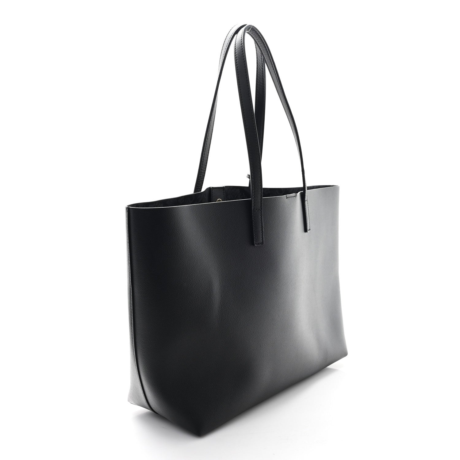 Versace Calfskin Virtus Tote Black 4 of 10
