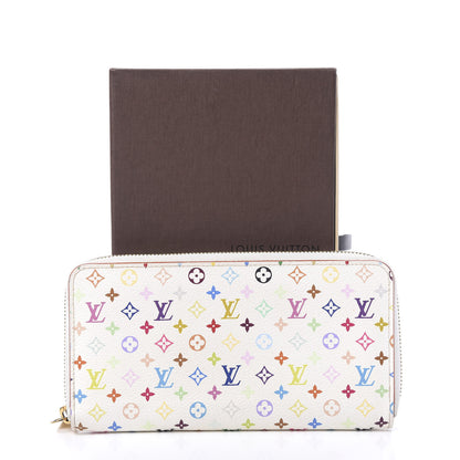 Louis Vuitton Monogram Multicolor Zippy Wallet White Eglantine 6 of 6