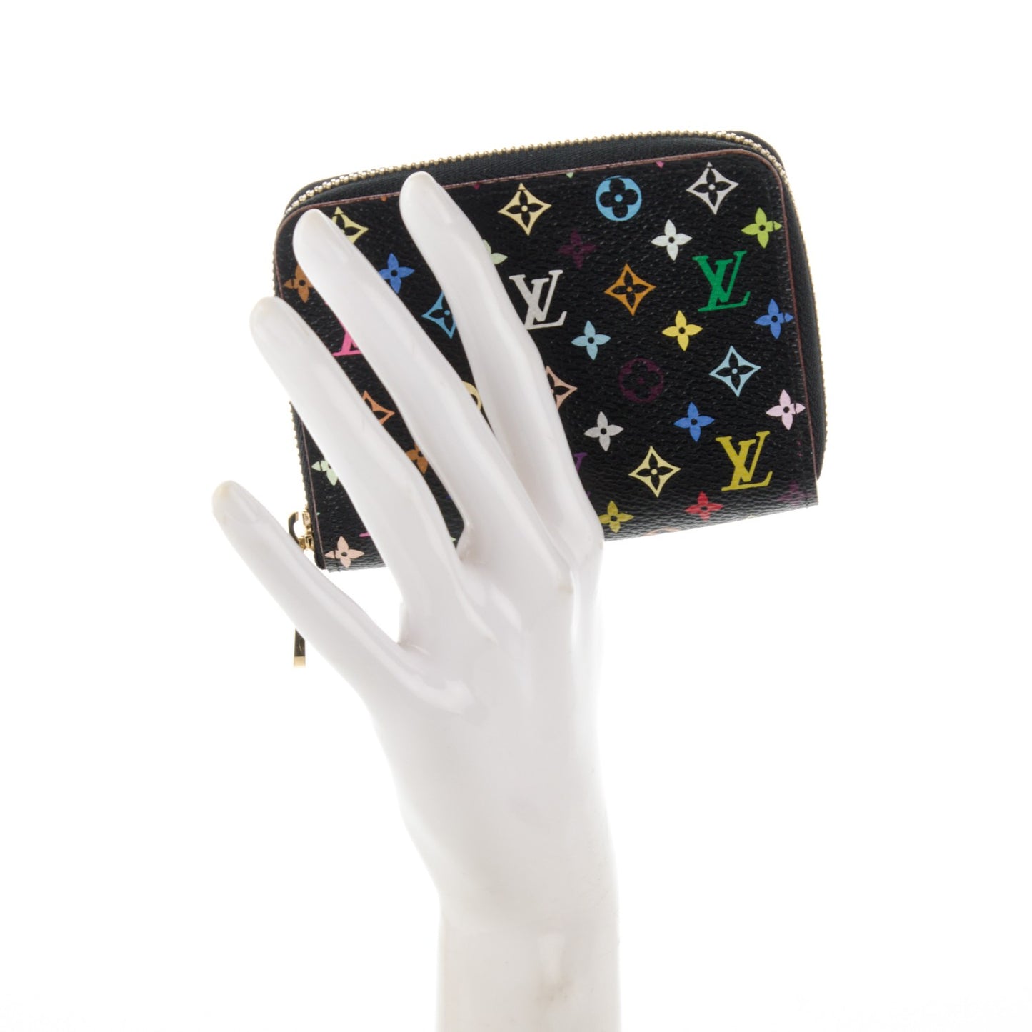 Monogram Multicolor Zippy Coin Purse Black Grenade