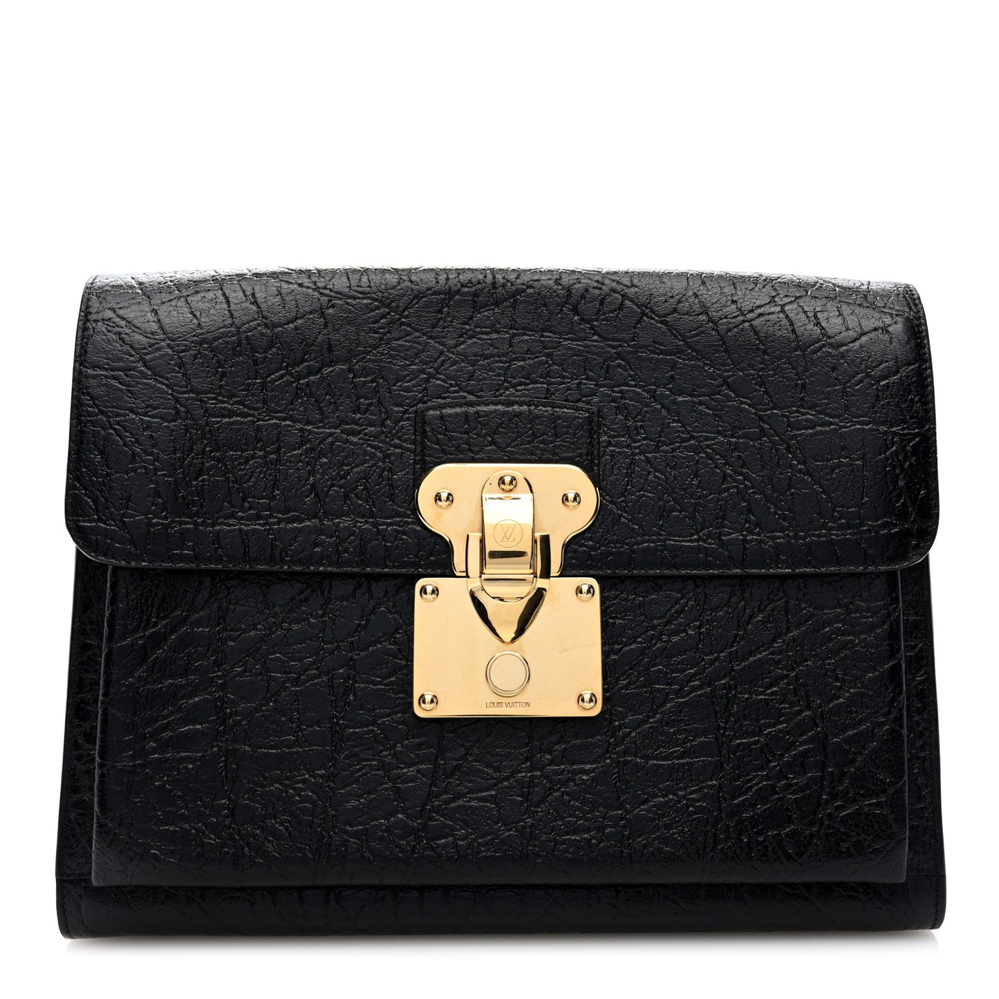 Cuir Indra Portfolio Case Black