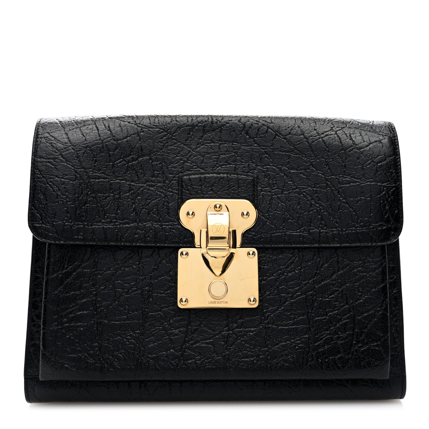 Louis Vuitton Cuir Indra Portfolio Case Black 1 of 8