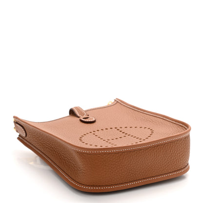 Hermes Taurillon Clemence Evelyne TPM Gold 4 of 10