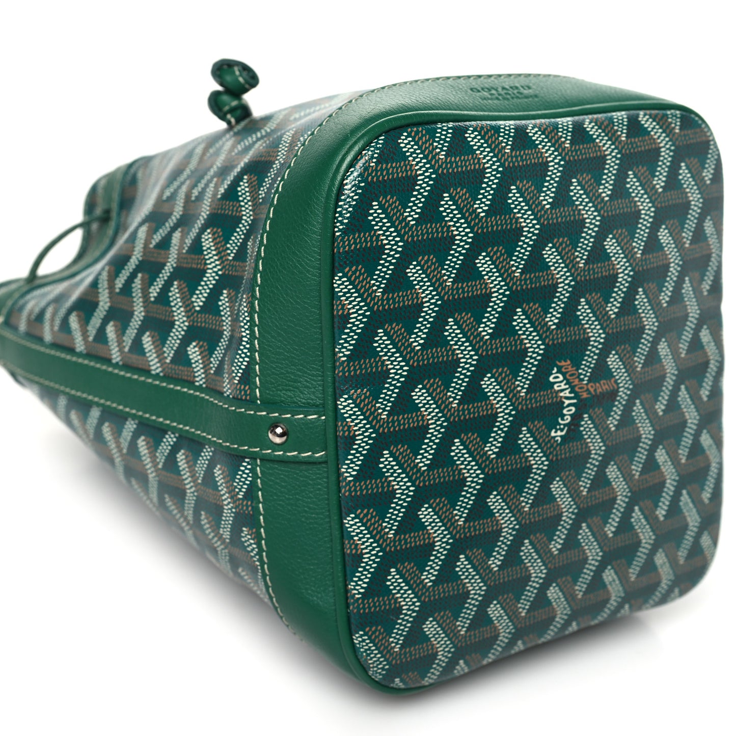 Goyardine Petit Flot Bucket Bag PM Green