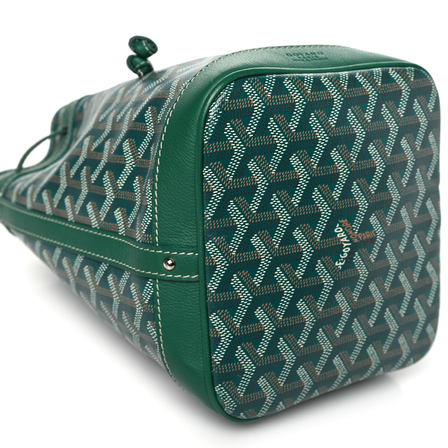 Goyard Goyardine Petit Flot Bucket Bag PM Green 8 of 11