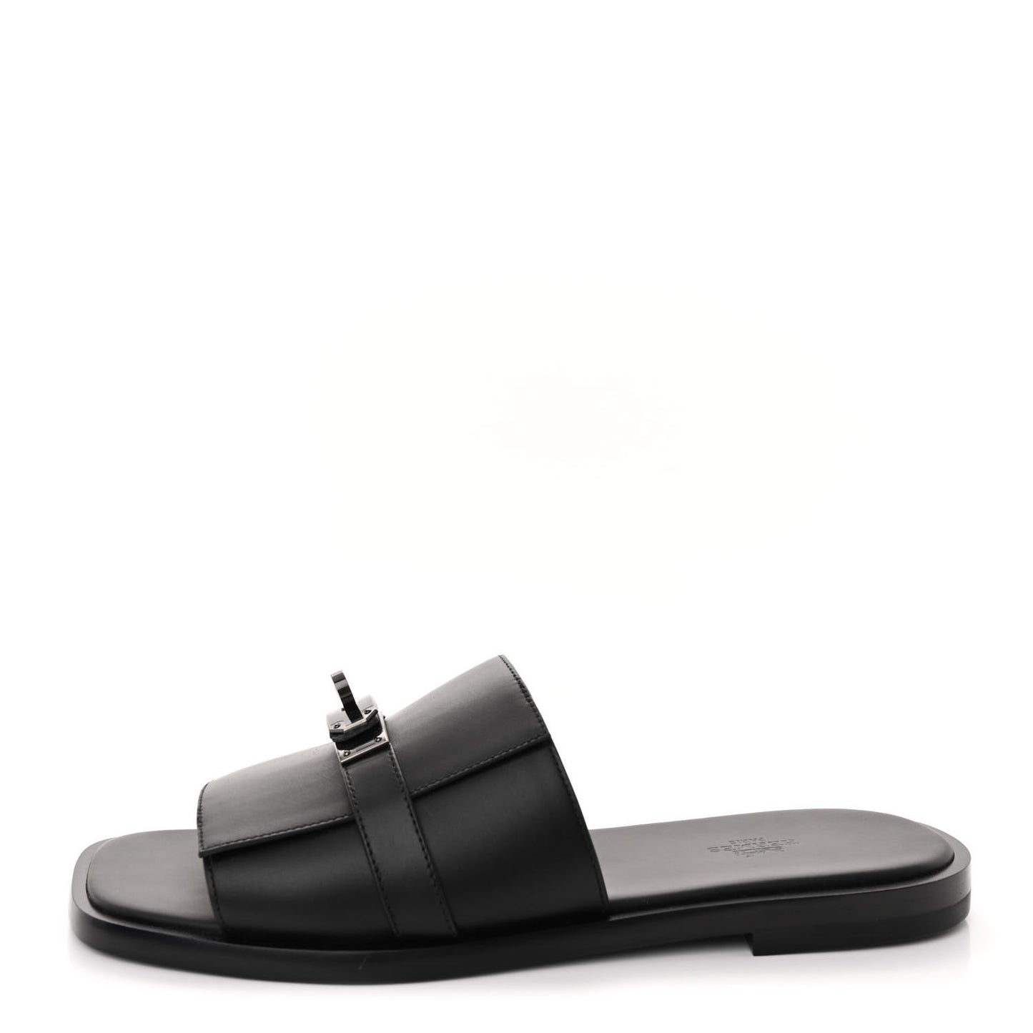 Calfskin Mens Gabriel Sandals 42 So Black