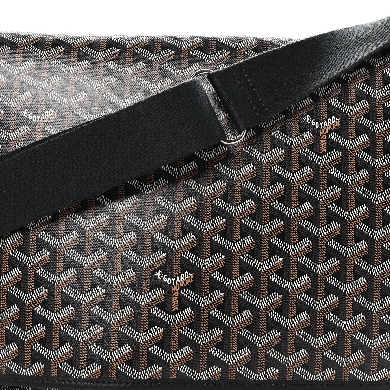 Goyard Goyardine Capetien Messenger Bag Black 8 of 10