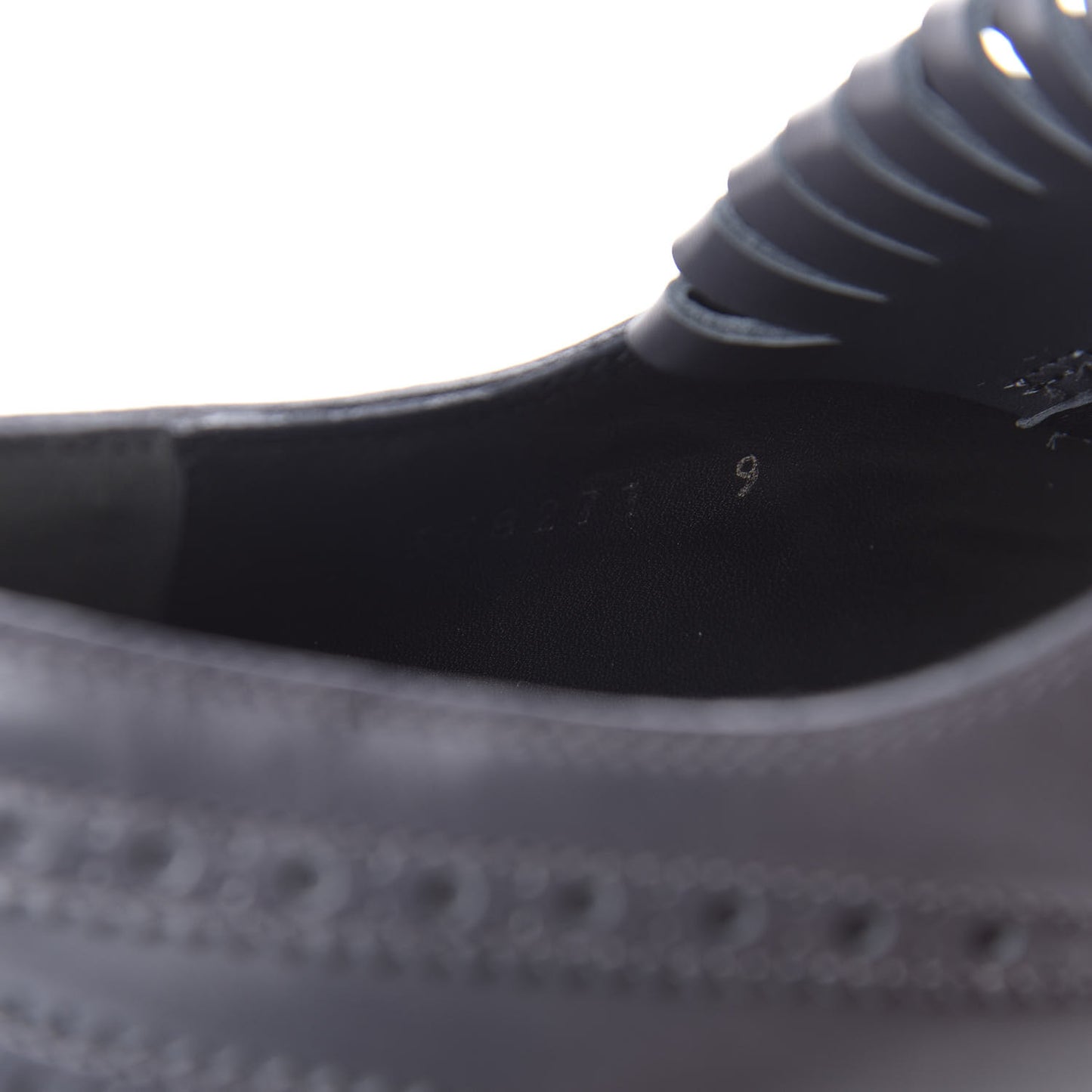 Calfskin Mens Oxfords 9 Grey