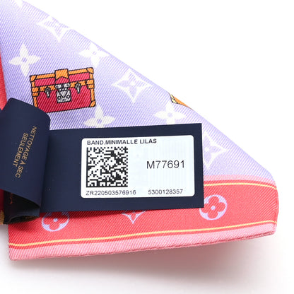 Louis Vuitton Silk Monogram Minimalle Bandeau Lilac 3 of 4