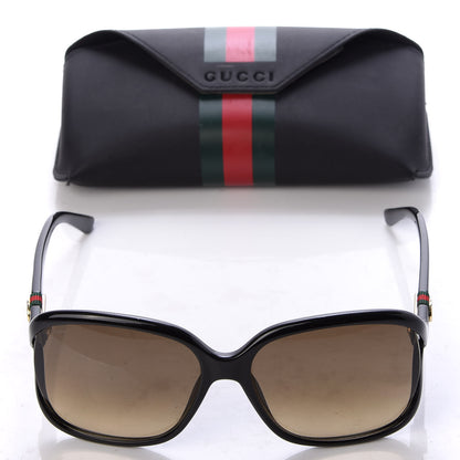 Gucci Web Sunglasses GG 3646/S Black 8 of 8