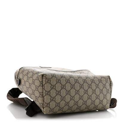 Gucci GG Supreme Monogram Margaux Calfskin Childrens Day Backpack Beige Ebony Cocoa Dark Chocolate 4 of 14
