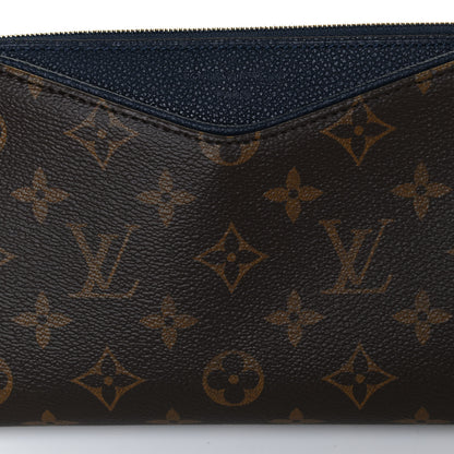 Louis Vuitton Monogram Pallas Clutch Blue Marine 8 of 13