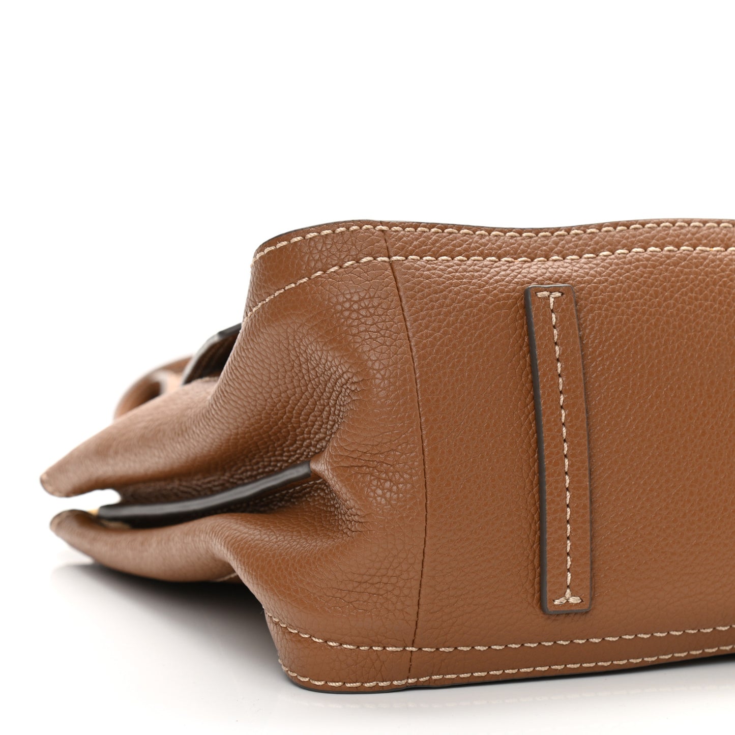 Grained Calfskin The Director Tote Brown