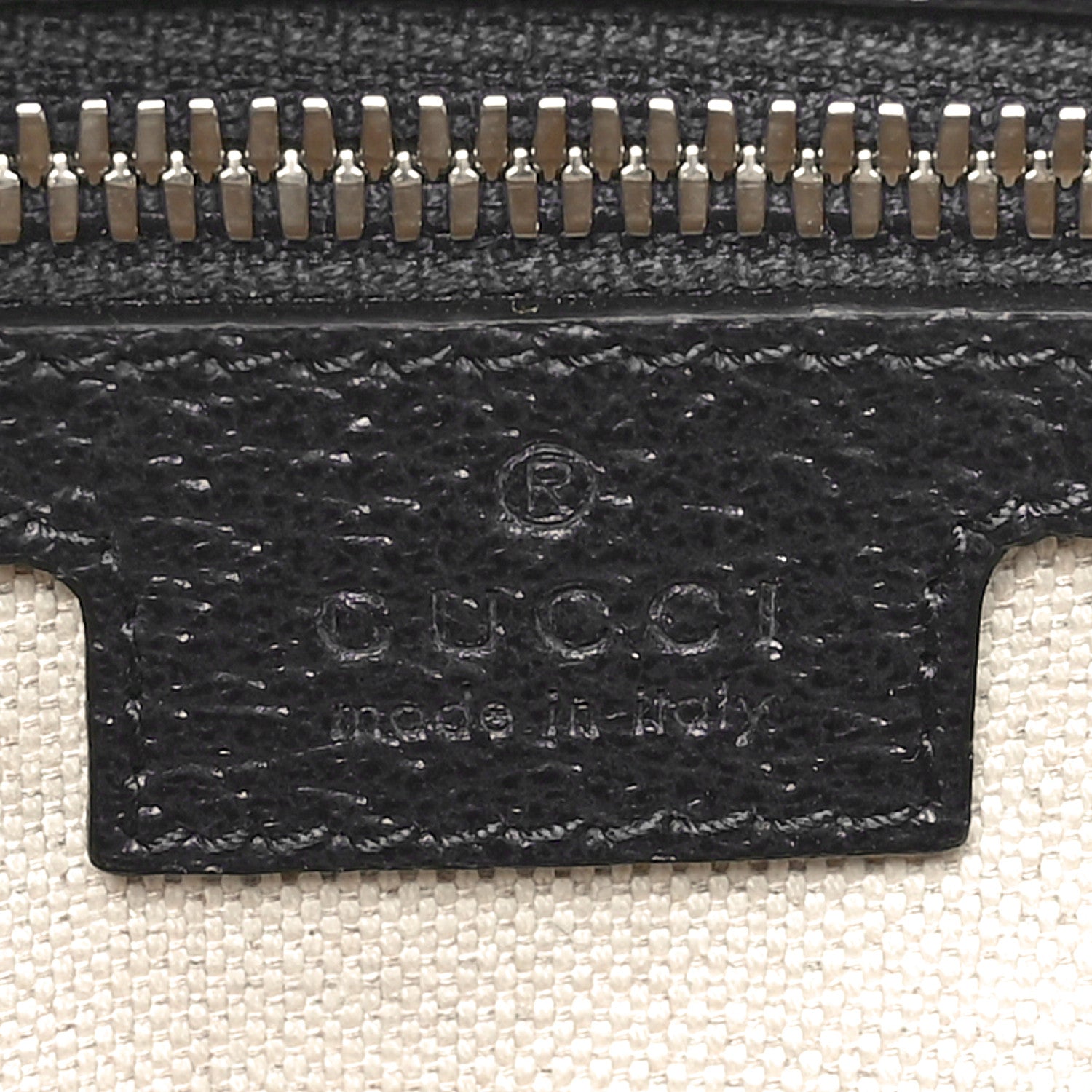 Gucci Textured Dollar Calfskin Web Large Savoy Duffle Bag Navy 6 of 9
