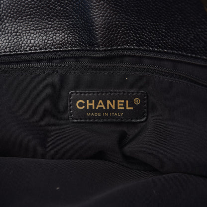 Chanel Caviar Quilted Grand Shopping Tote GST Black 5 of 10
