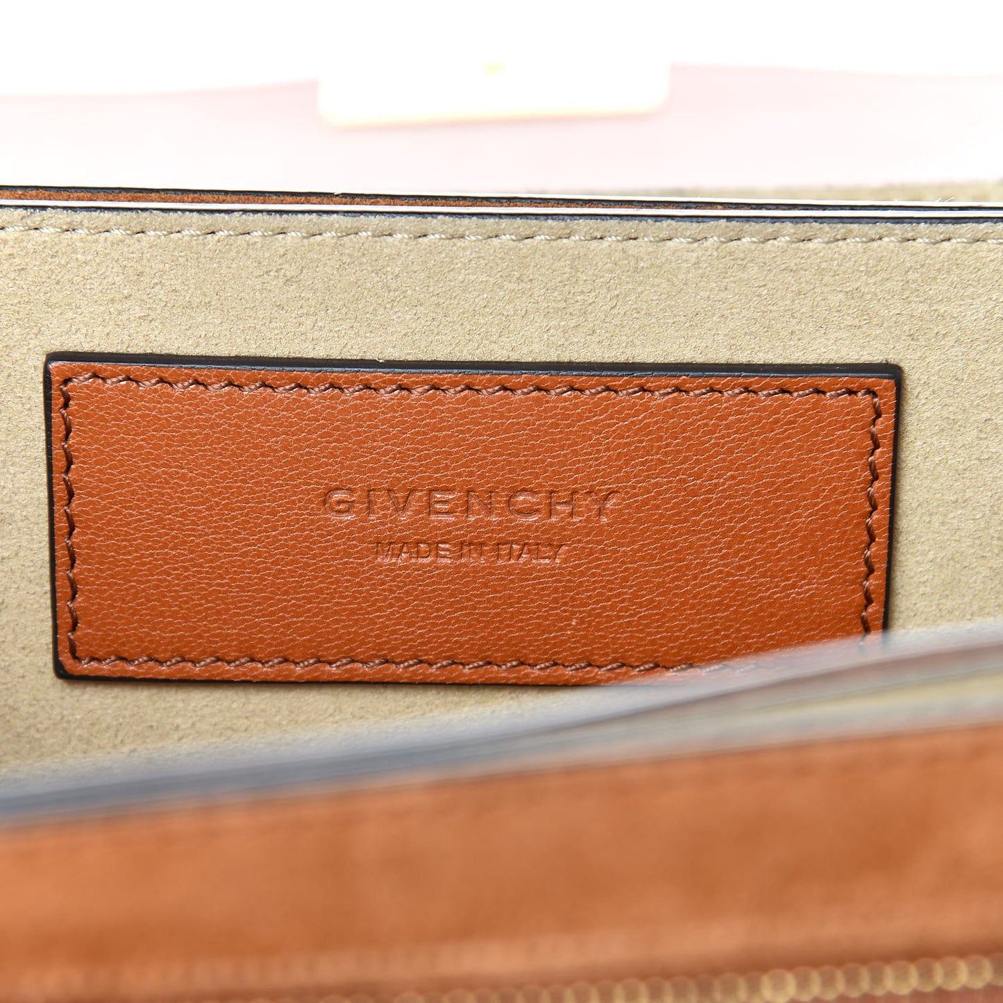 Goatskin Small GV3 Shoulder Bag Chestnut