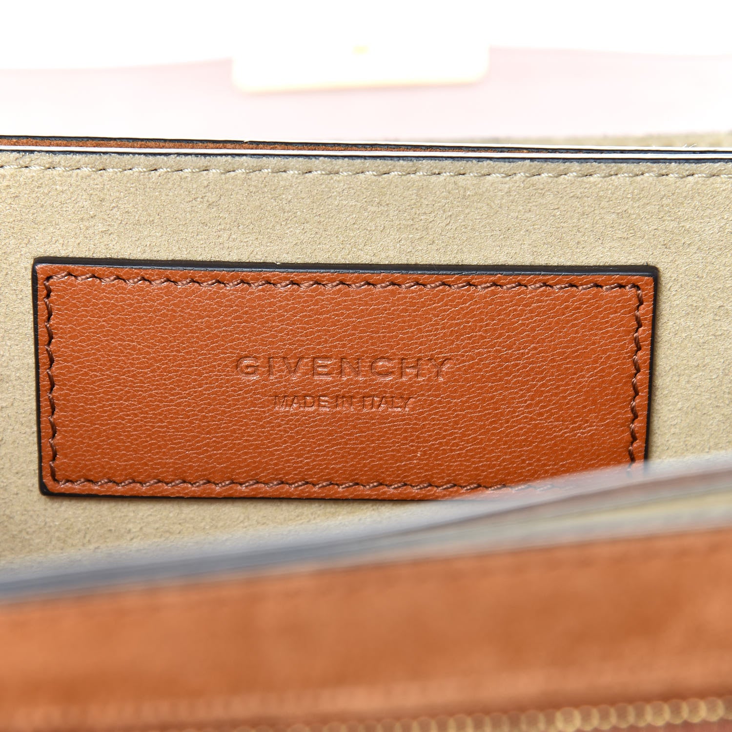 Givenchy Goatskin Small GV3 Shoulder Bag Chestnut 6 of 11