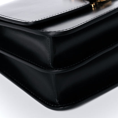 Burberry Calfskin Gorilla Print Small TB Bag Black 9 of 13