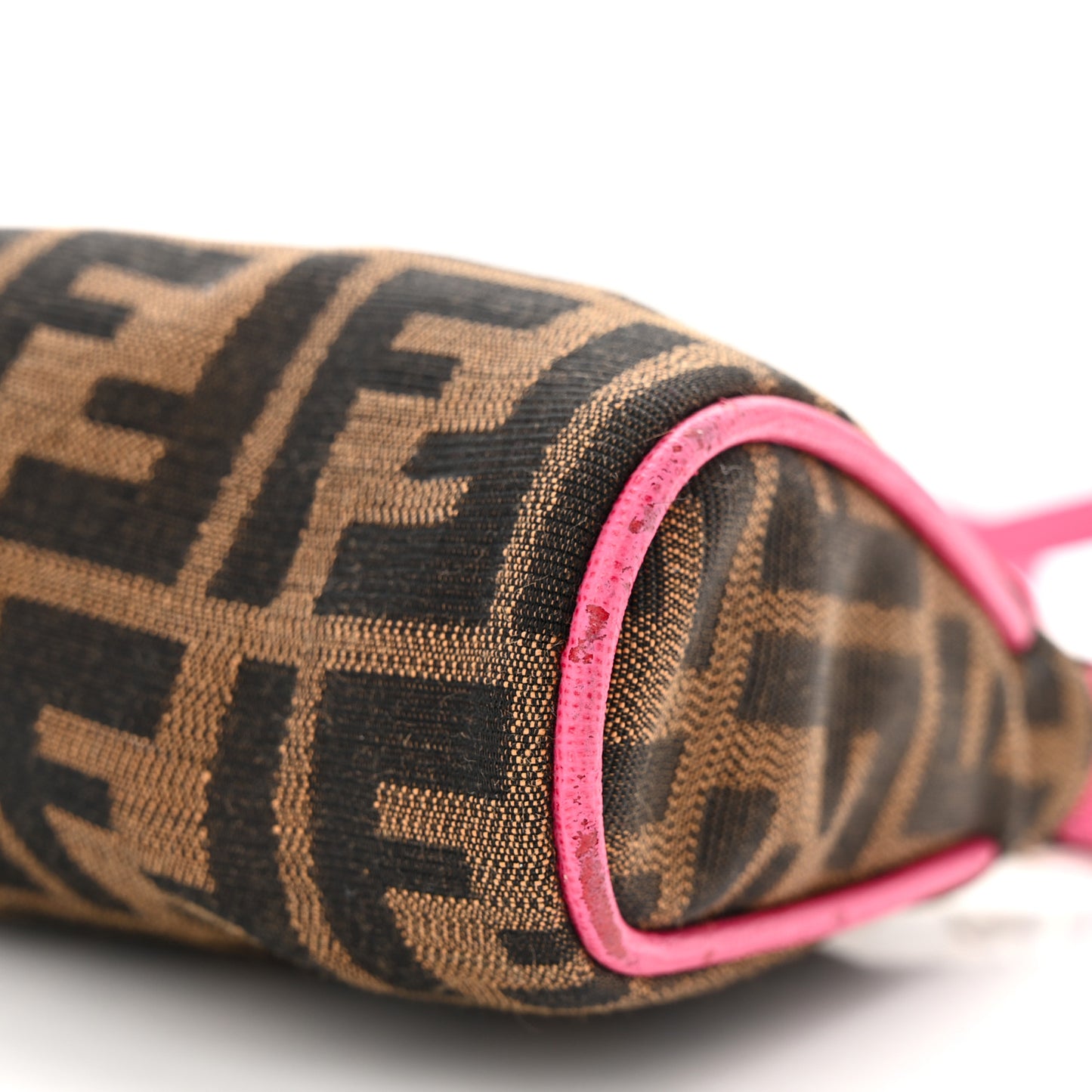 Zucca Vitello Elite Mini Pouch Crossbody Tobacco Fuxia