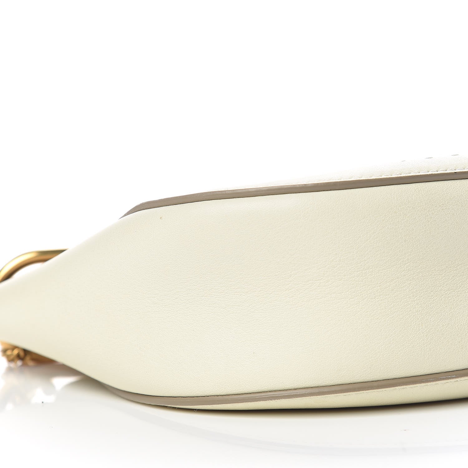 Chloe Calfskin Perforated Mini Drew Shoulder Bag White 9 of 12