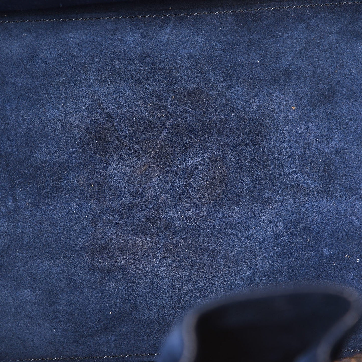 Drummed Calfskin Mini Luggage Ink