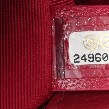 Chanel Caviar Quilted Mini Studded Flap Red 7 of 12