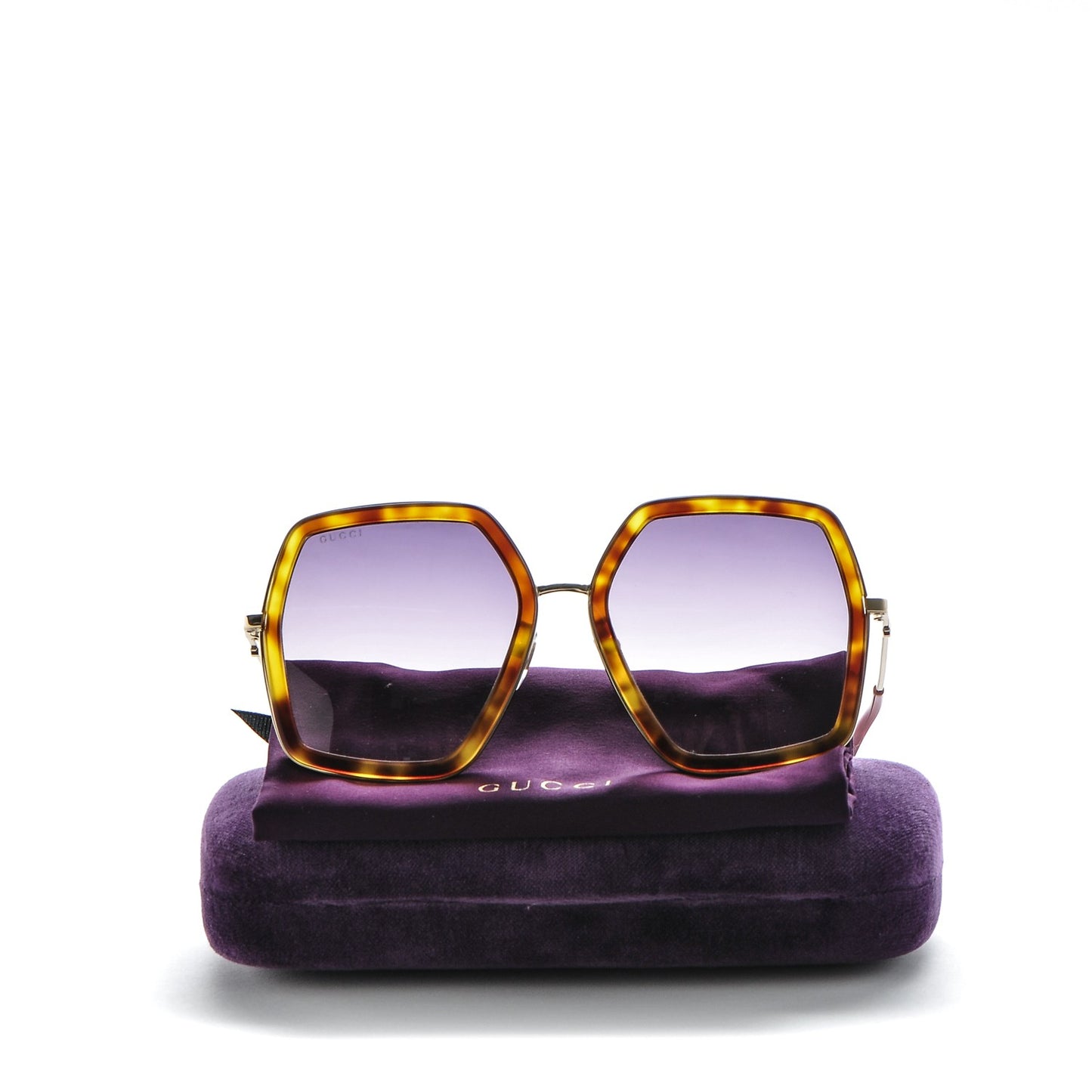 Square Frame GG0106S Sunglasses Tortoise
