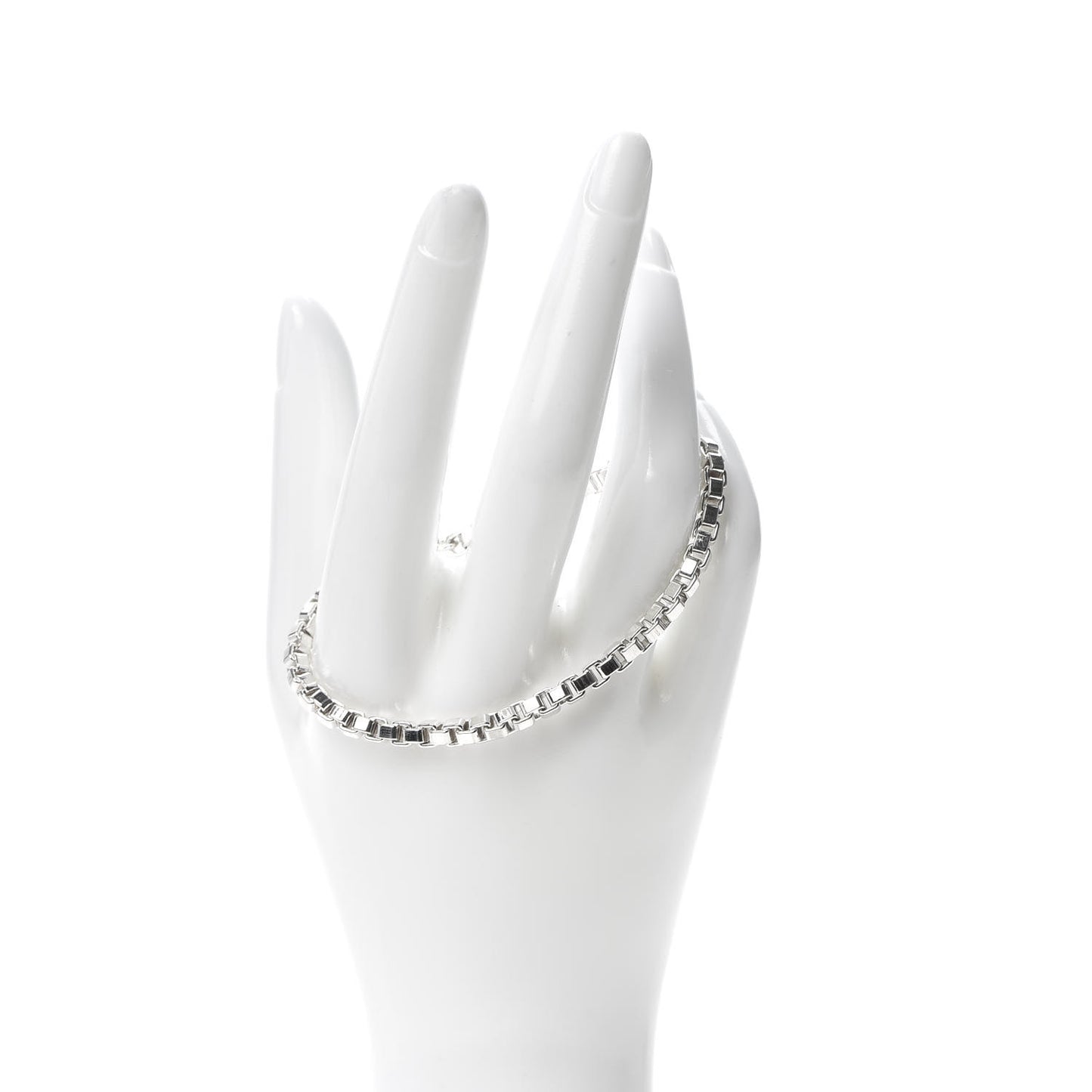 Sterling Silver 4mm Venetian Link Bracelet