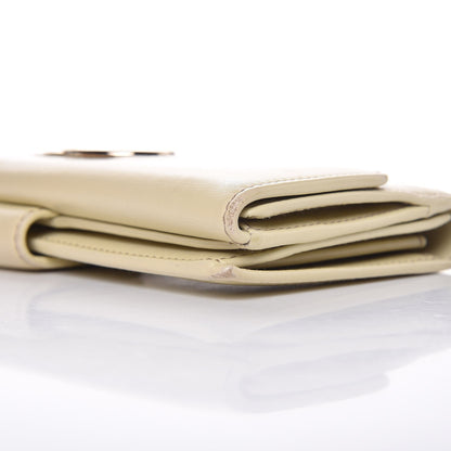 Gucci Calfskin Suede Britt Continental Flap Wallet Ivory 11 of 12