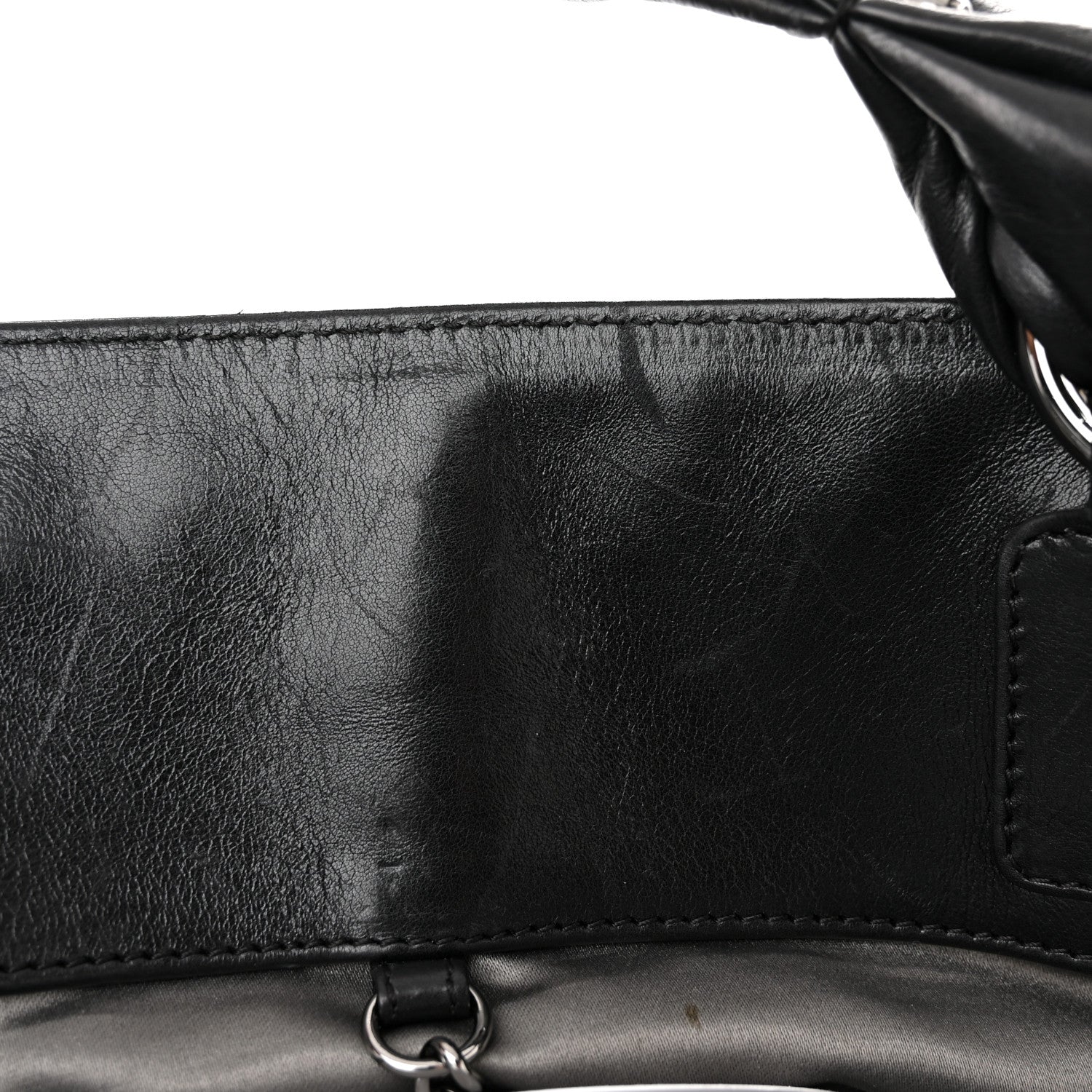 Chanel Lambskin East West Soho Shopper Black 15 of 15