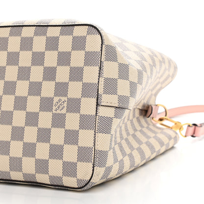 Louis Vuitton Damier Azur Neonoe MM Eau De Rose 8 of 10