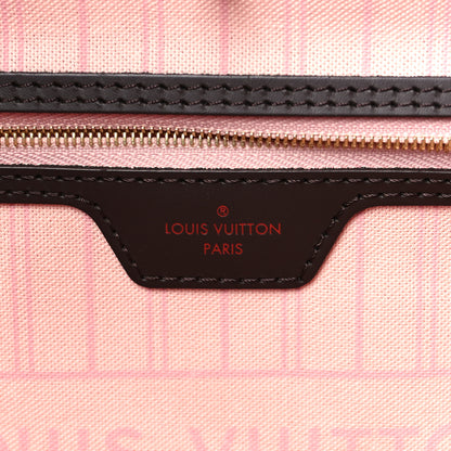 Louis Vuitton Damier Ebene Neo Neverfull MM Rose Ballerine 6 of 8