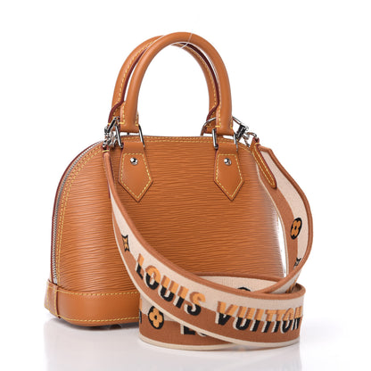 Louis Vuitton Epi Jacquard Alma BB Honey Gold 3 of 8